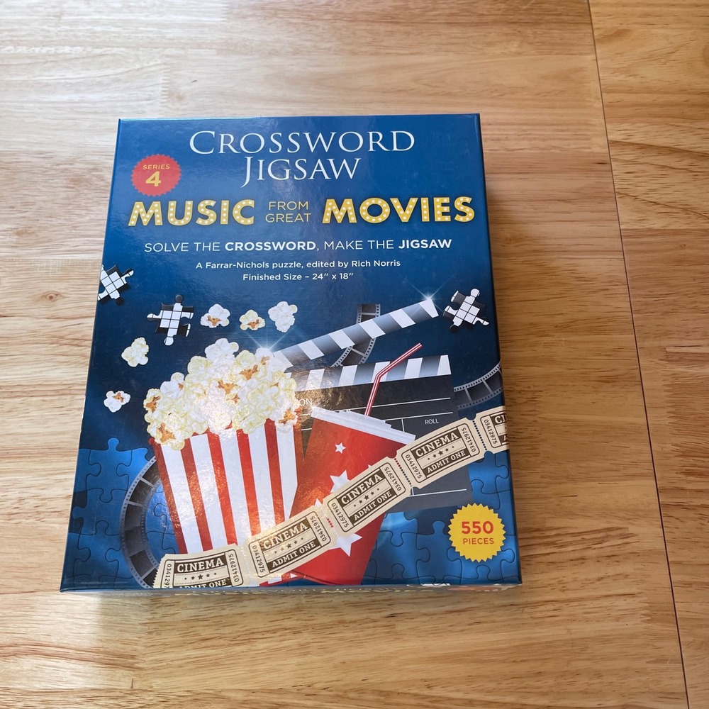 Babalu Crossword‎ Jigsaw Series 4 Music From Great Movies 550 Piece Puzzle 2020
